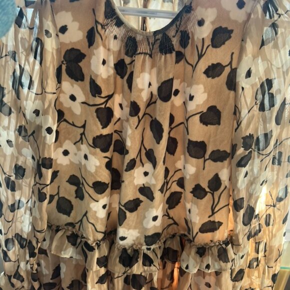 kate spade peplum blouse top size 4 like new no tags - Picture 7 of 7